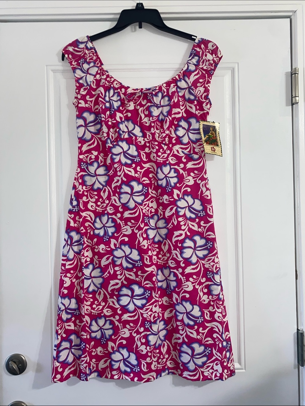 Hilo Hattie Pink Floral Dress